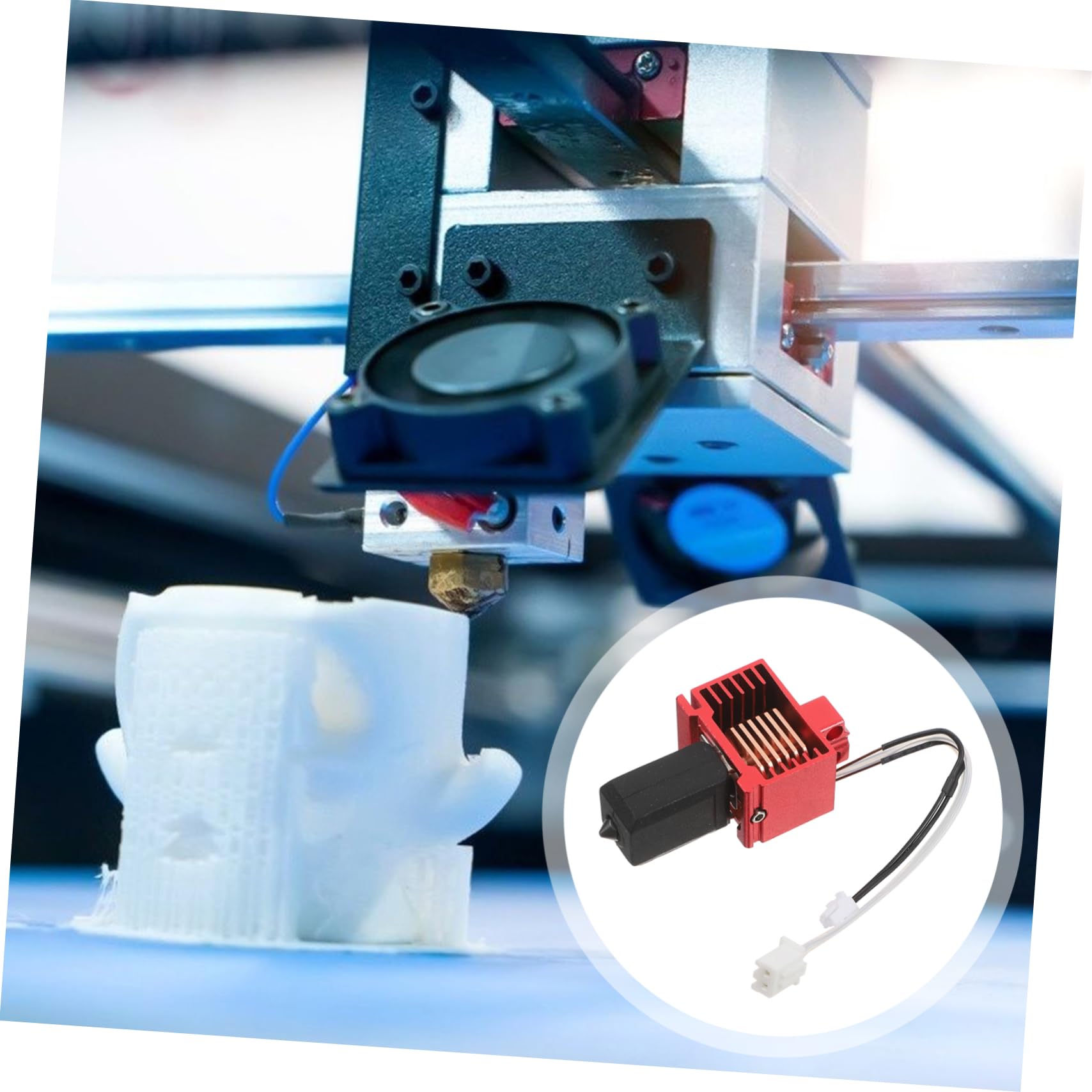 Cabilock Kit Ugello Hotend Per Stampante Parte Ricambio Per Stampante Ugello Estrusore Hotend Costruzione Interamente in Metallo Prestazioni Migliorate Per