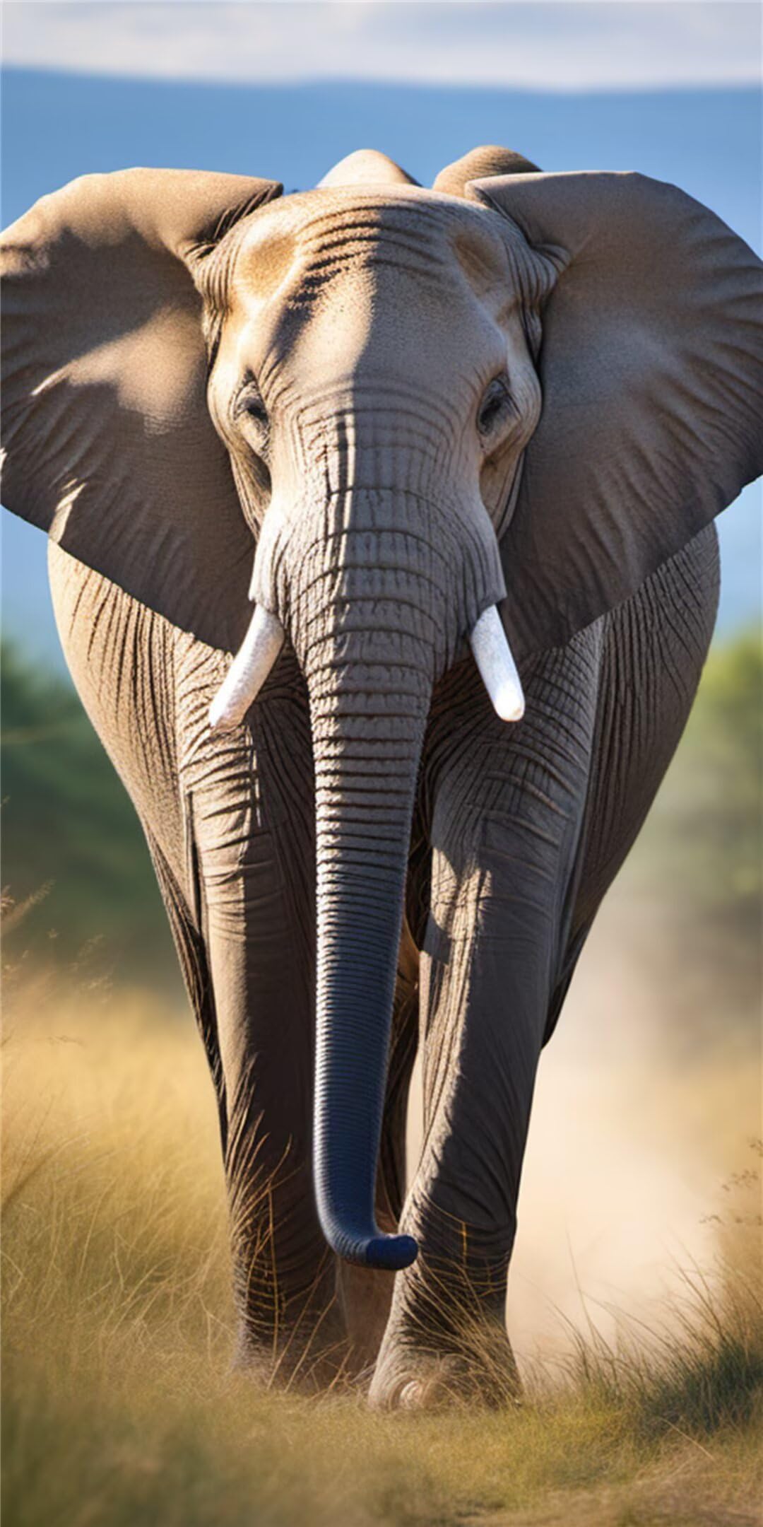 Peinture diamant adulte éléphants 90x180cm pour illuminer le mur de votre salon contemporain