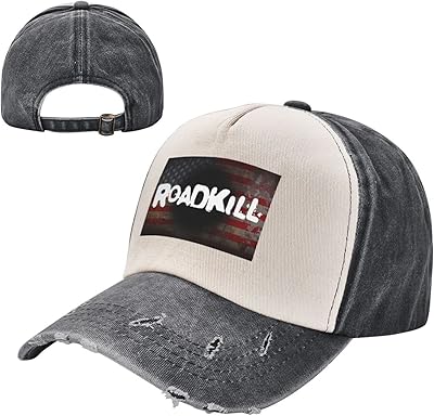 Roadkill Baseball Cap Adult Adjustable Casual Duck Tongue Hat Golf Caps Trucker Hats Black and White