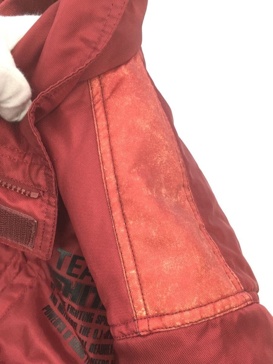 Amazon.co.jp: KUSHITANI ブルゾン M ナイロン RED 無地 ジャケット 赤