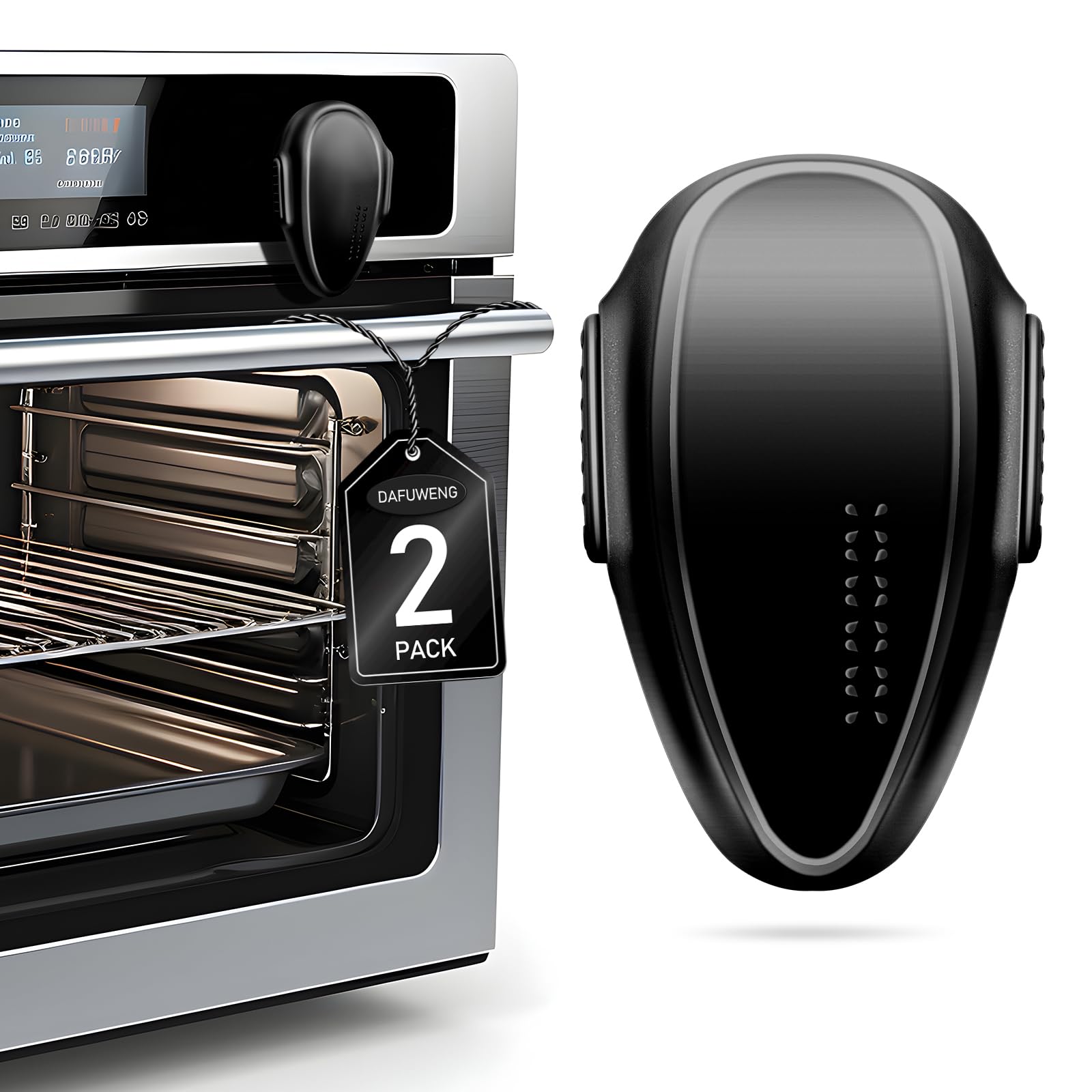 DAFUWENG Oven Lock Child Safety 2 Pack, Cabinet Locks Baby Proofing