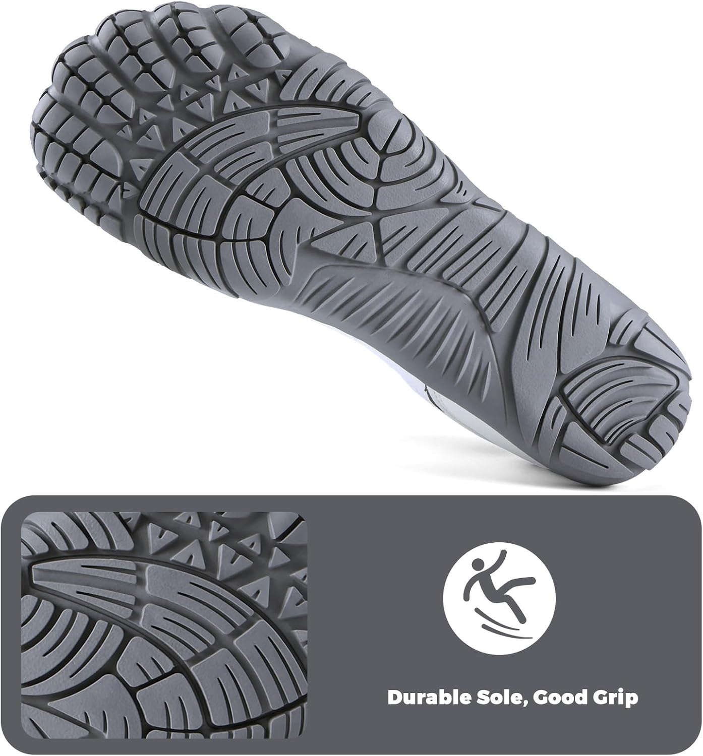 WateLves Barefoot Water Shoes Men Women Wide Toe Box Minimalist Gym Sneakers Zero Drop Walking Shoes for Training Yoga Beach Hiking