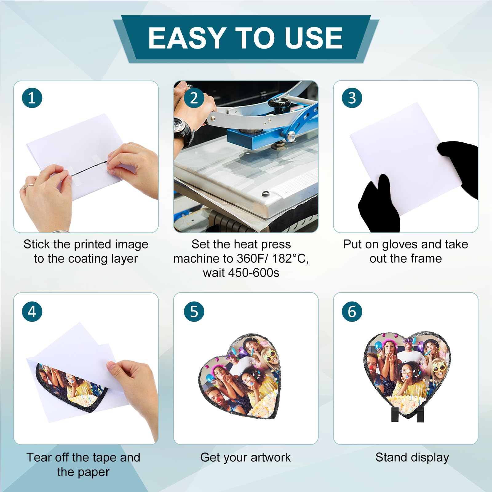 PATIKIL Sublimation Slate Blanks - Image 3