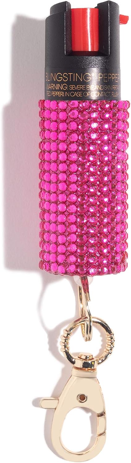 BLINGSTING BlingSting Pepper Spray Keychain for Women