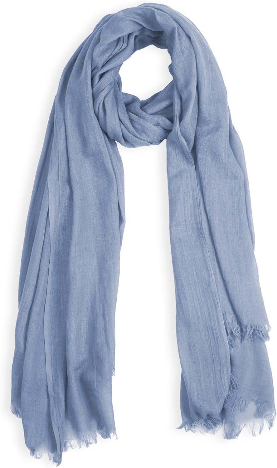MELIFLUOS DESIGNED IN SPAIN Scarf for Women Lightweight Long Soft Scarves with Fringes Shawl for Fall Winter