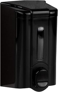 Vialli S2b Liquid Soap Dispenser Apparatus Black 500 Ml