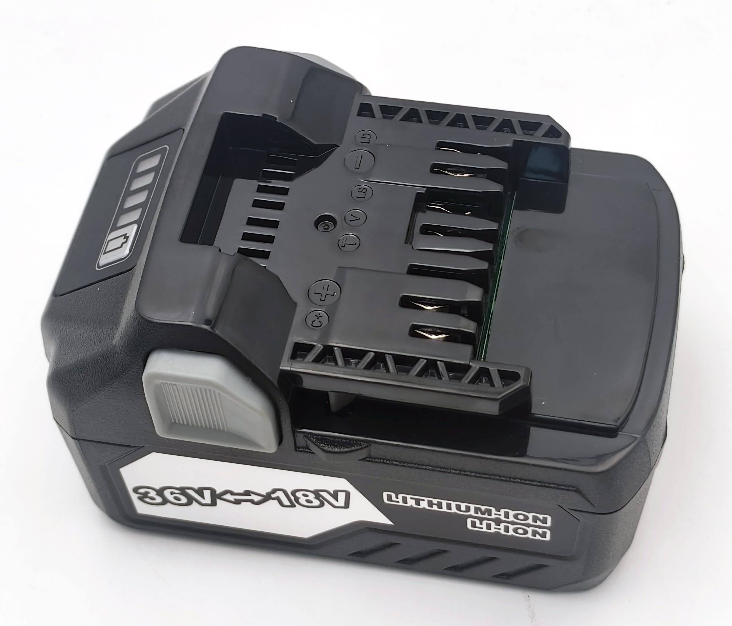 Batería de ion de litio de repuesto para HiKOKI Multi Volt BSL36A18X (batería de 18 V, 5,0 Ah, 36 V, 2,5 Ah, con 4 indicadores LED)