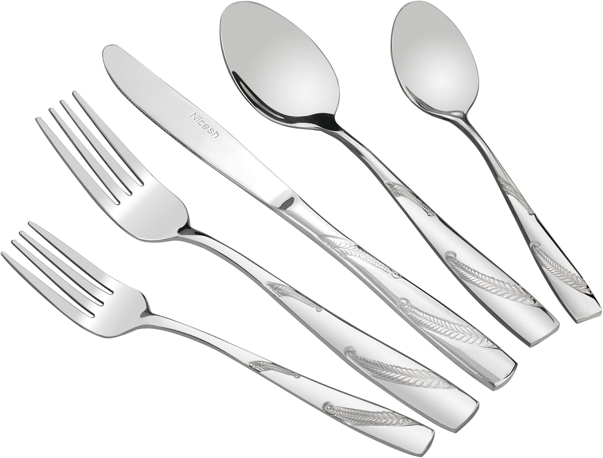 Yamazaki Bolo 42Piece Stainless Steel Flatware Set