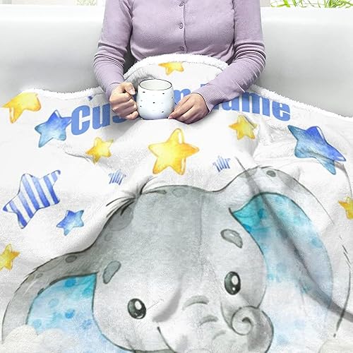 Miniatura 4 de bonim Manta de bebé personalizada con nombre, manta de bebé personalizada para niños, el mejor regalo para bebé, manta personalizada para sofácama,