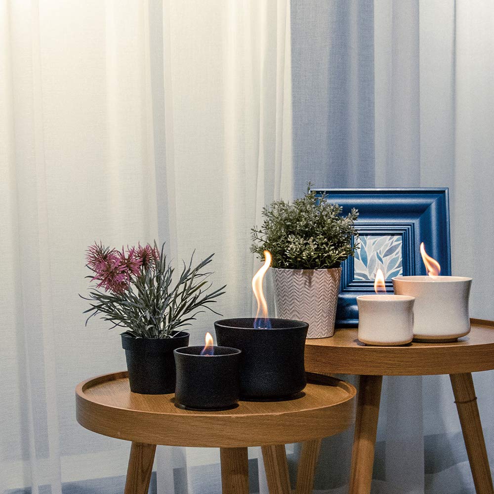 Amazon.co.jp: Lovinflame セラミックキャンドルデラックス - ブラック