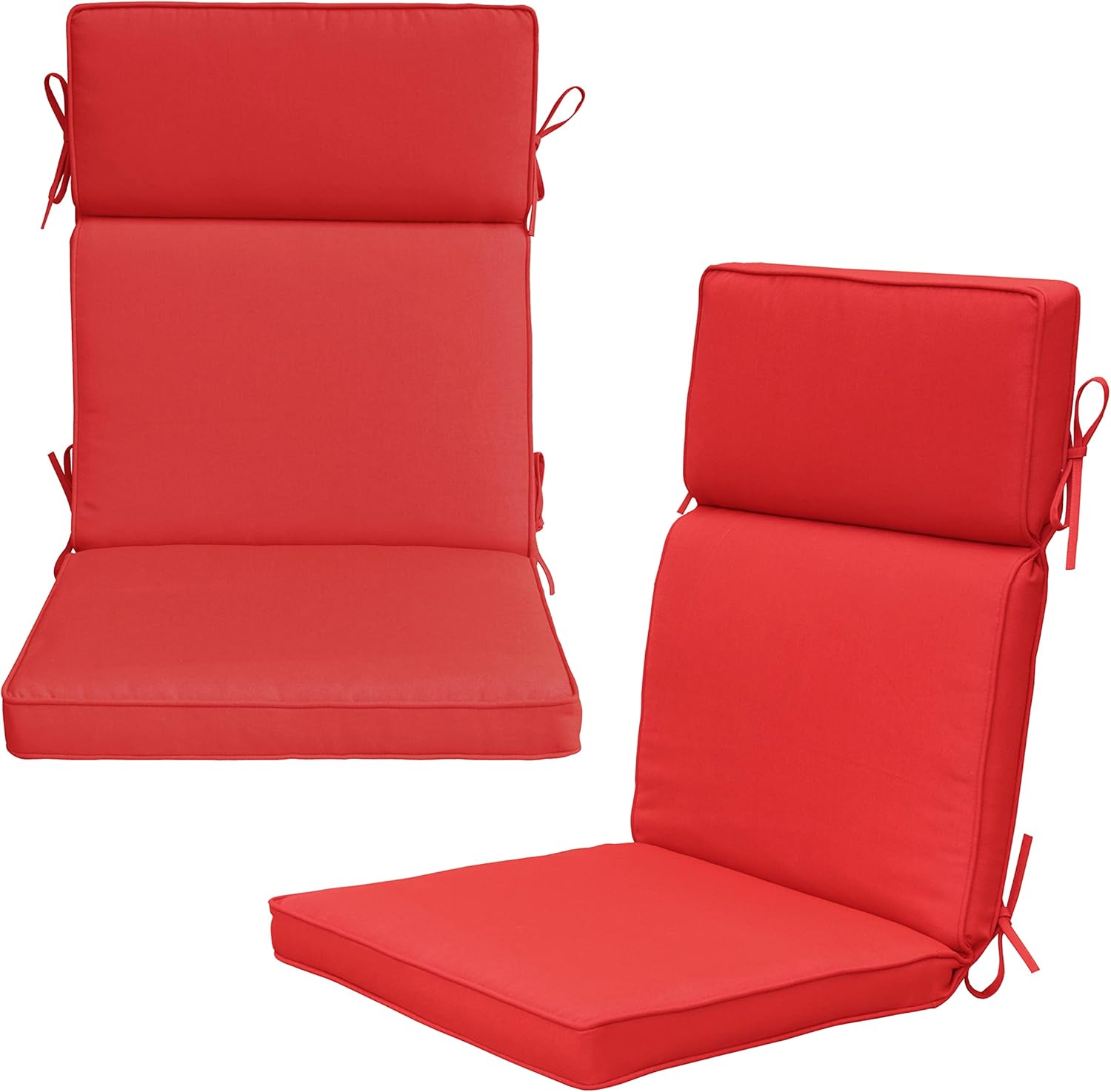 BOSSIMA Outdoor Patio High Back Chair Cushions Replacement Adirondack Chair Cushions