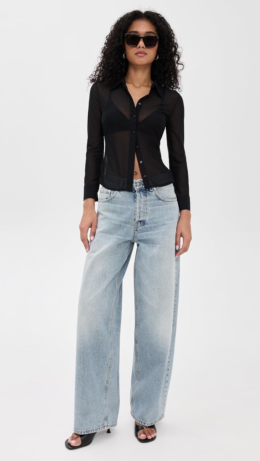 L'AGENCE Women's Indiana Fitted Blouse - Image 5