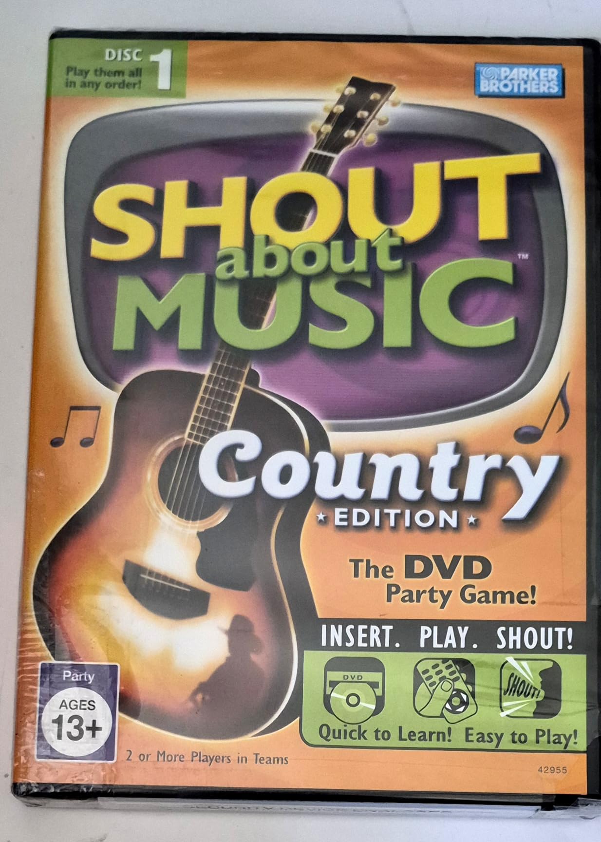 Parker Brothers Shout About Music Country Edition para animar tus reuniones en casa