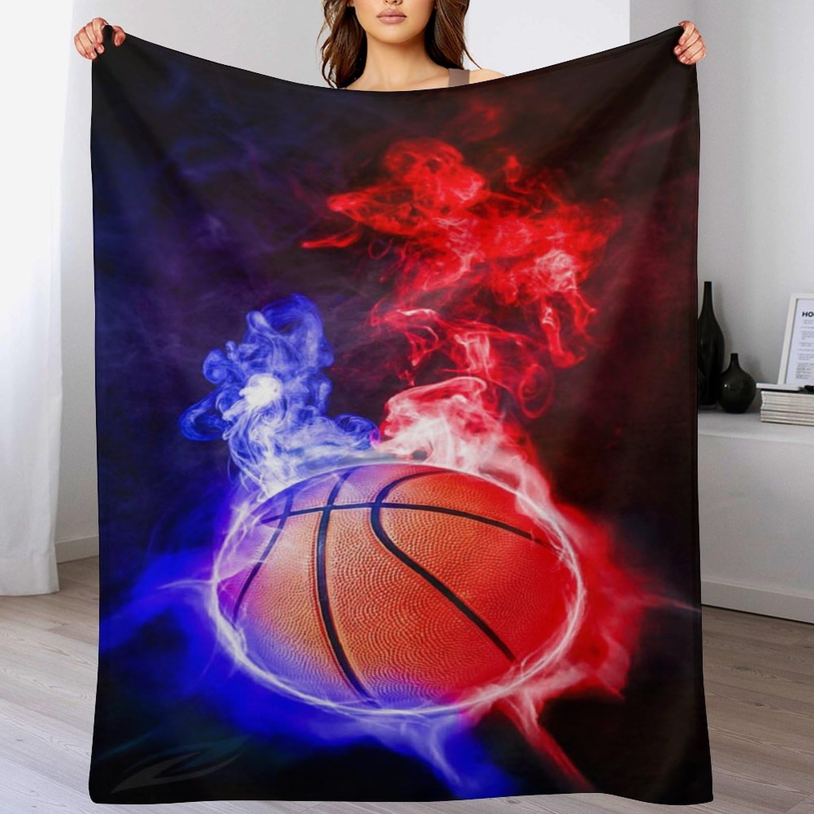 Couverture basket-ball cadeau idéal pour passionnés de sport et de confort