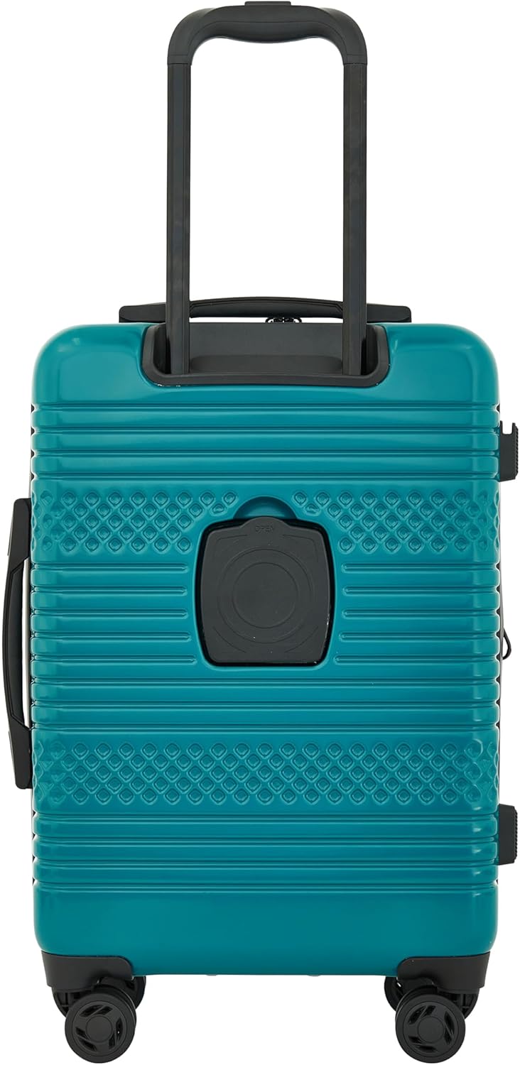 French Connection 5 Piece Mersai Luggage Travel Set, Deep Lake