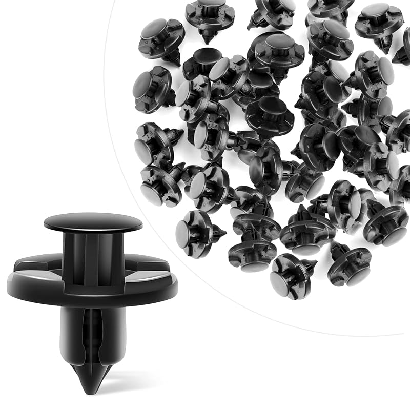 Kit de Presilhas de Nylon GOOACC GRC-09 8 mm para Para-choque e Paralama – 40 unidades