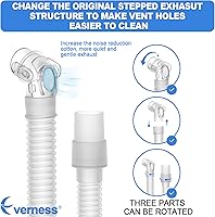 Vista 4 de Replacement Set for Wisp Includes Headgear, Short Tube and Frame You Need in One Pack, Great Fit and Durable Use, Excellent Value Replacement Set