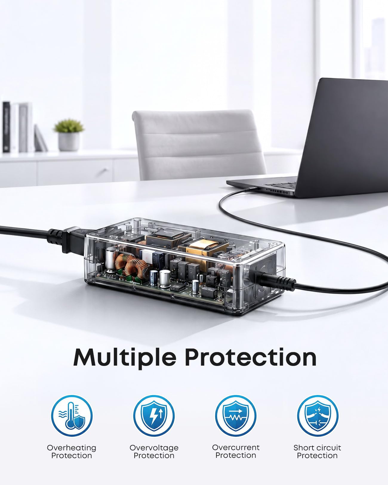 65W Caricatore 4.5mm Compatibile con Dell Inspiron Laptop