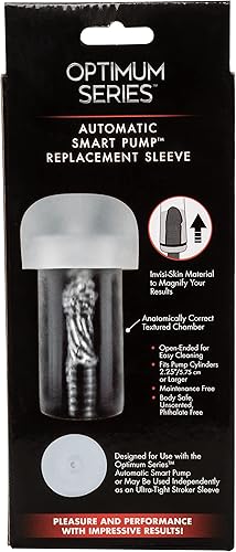 Miniatura 6 de CalExotics, Optimum Series - Funda de repuesto para bomba inteligente automática de silicona para masturbación masculina, juguete sexual para