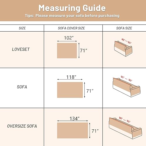 Miniatura 7 de MYSKY HOME - Funda de sofá bohemia supersuave para sofá de 2 a 3 plazas, funda de sofá de jacquard negro, para sofá biplaza y futón, funda para sofá