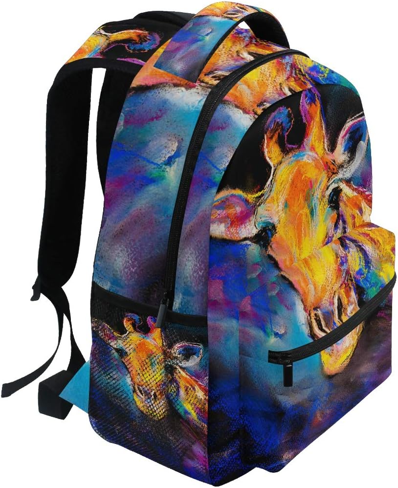 Crazy Deals Cute Giraffe Backpack for Girls Boys Kids School Student Bookbag Galaxy Nebula Laptop Backpack 14 Inch Travel Daypack Computer Bag for Women Teenager College Work Best Deal Product Cute Giraffe Backpack for Girls Boys Kids School Student Bookbag Galaxy Nebula Laptop Backpack 14 Inch Travel Daypack Computer Bag for Women Teenager College Work