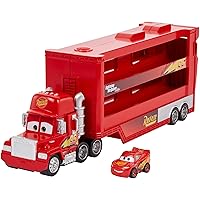 Mattel Disney Pixar CARS - Mack Mini Racers Trasportatore, include mini veicolo die