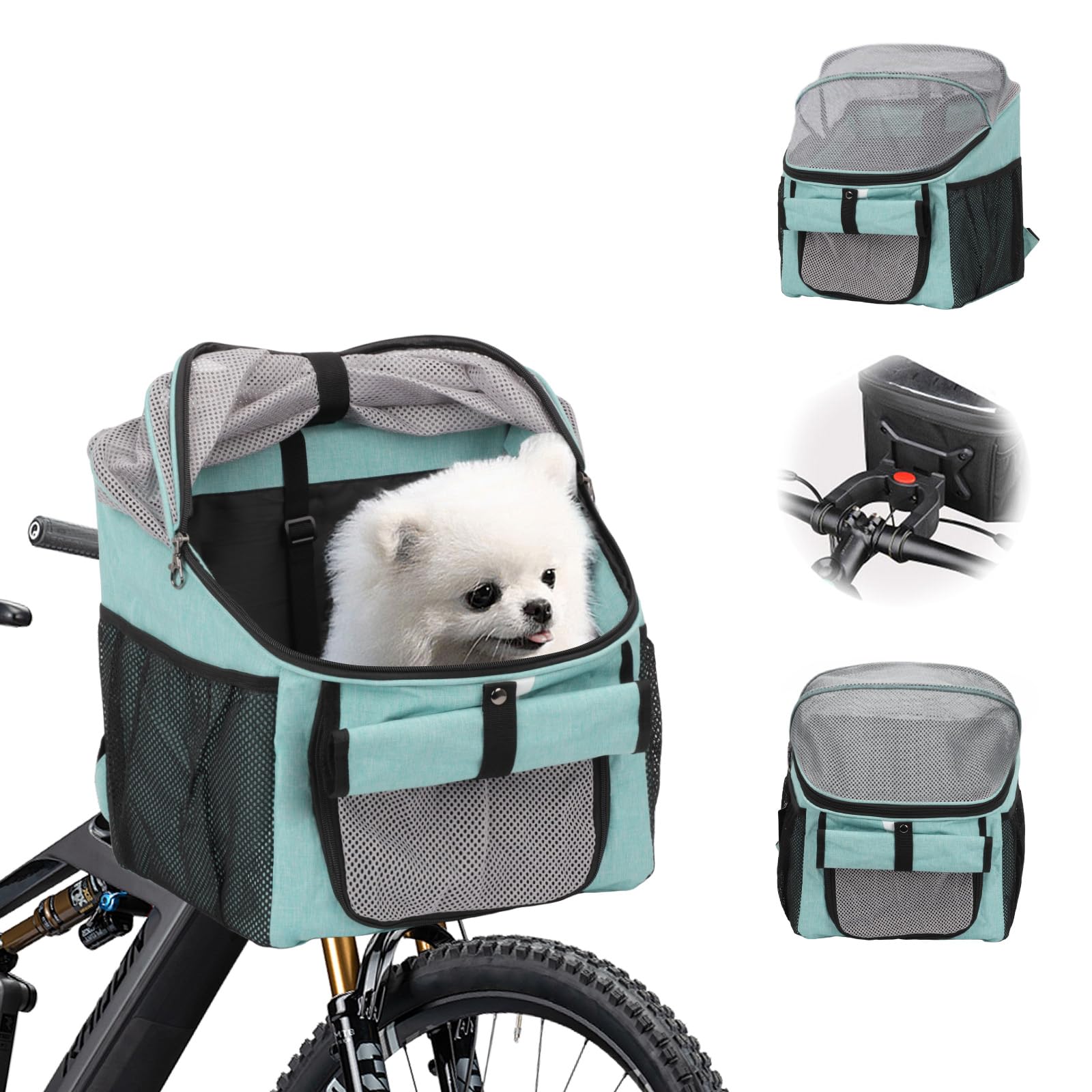 Cestino Pieghevole Cestino Bici Per Animali Trasportino Per Cani