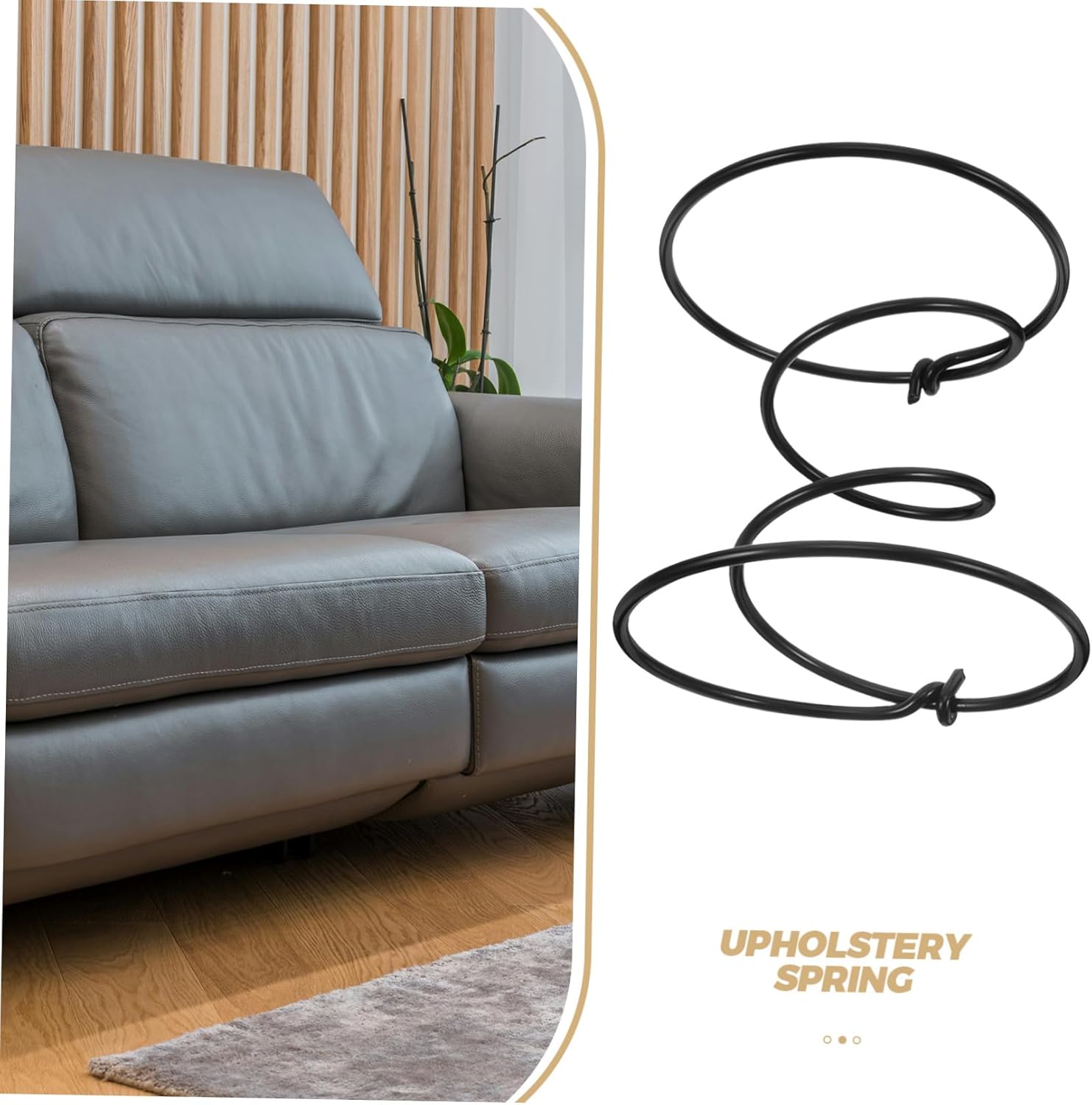 Cabilock 10pcs Furniture Spring Clips Holders Replacement Parts for Sofa Couch Recliner Chair Seat Repair Sturdy Materials