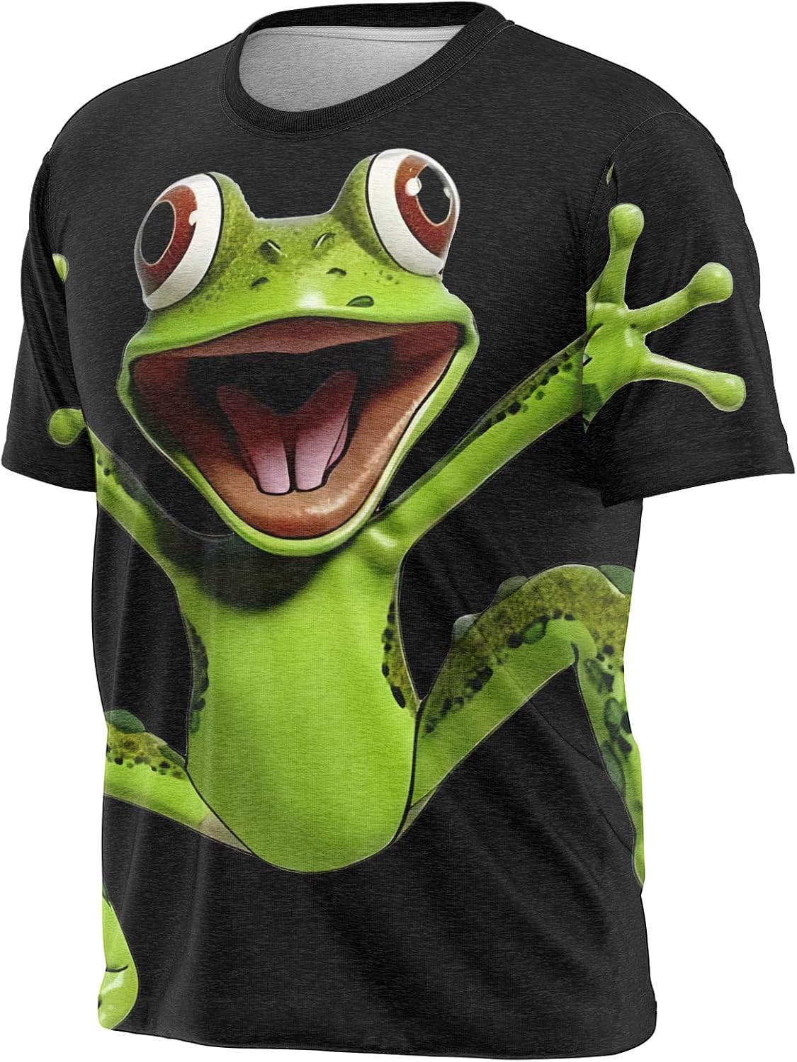 Men's T-Shirts Funny T-Shirt for Men 3D Cat Graphic Print Tees Summer Shirts for Men Casual Short Sleeve Tee,Polyester - Image 5