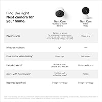 Vista 5 de Google Nest Cam Outdoor or Indoor/Battery - 2nd Generation (3 Pack)