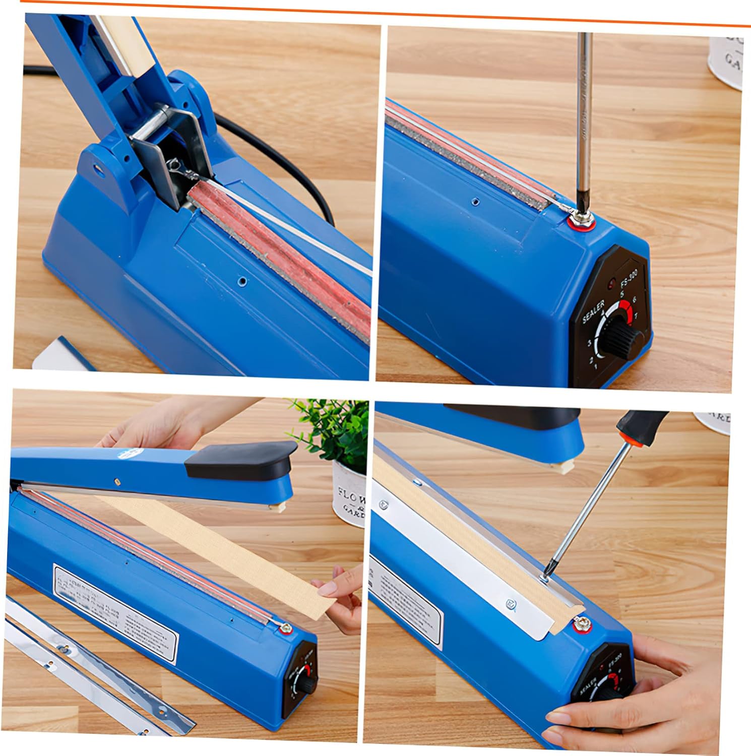 30pcs Impulse Sealer Strips Replacement Elements for Manual Sealing Machines Convenient Storage Compatible Various Sealing Needs