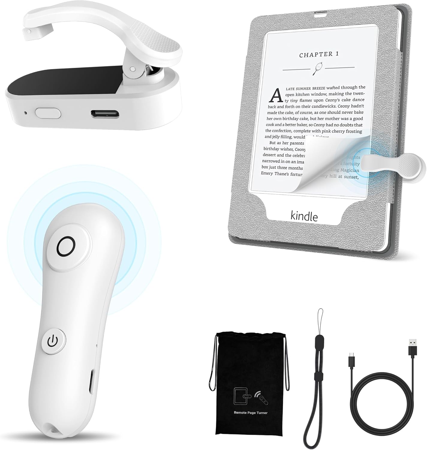 Surprising Compatibility insight: Kindle Page Turner's Hassle-Free Use, no Screen Tapping