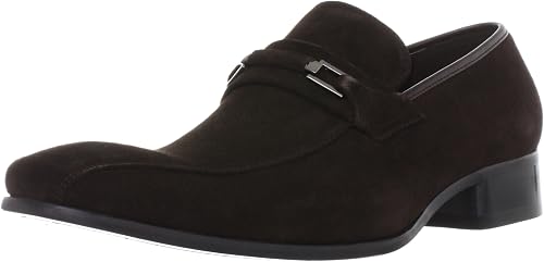 SARABANDE(サラバンド) Men's Business Shoes Bit Loafers, Brown Suede, 26.0 cm