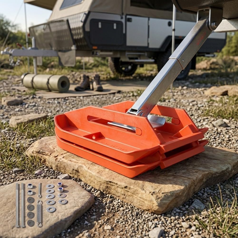 RV für stabilizer Pad Nylon Orange Anti-Sink für ALKO RV für(1 RV Jack Pad)