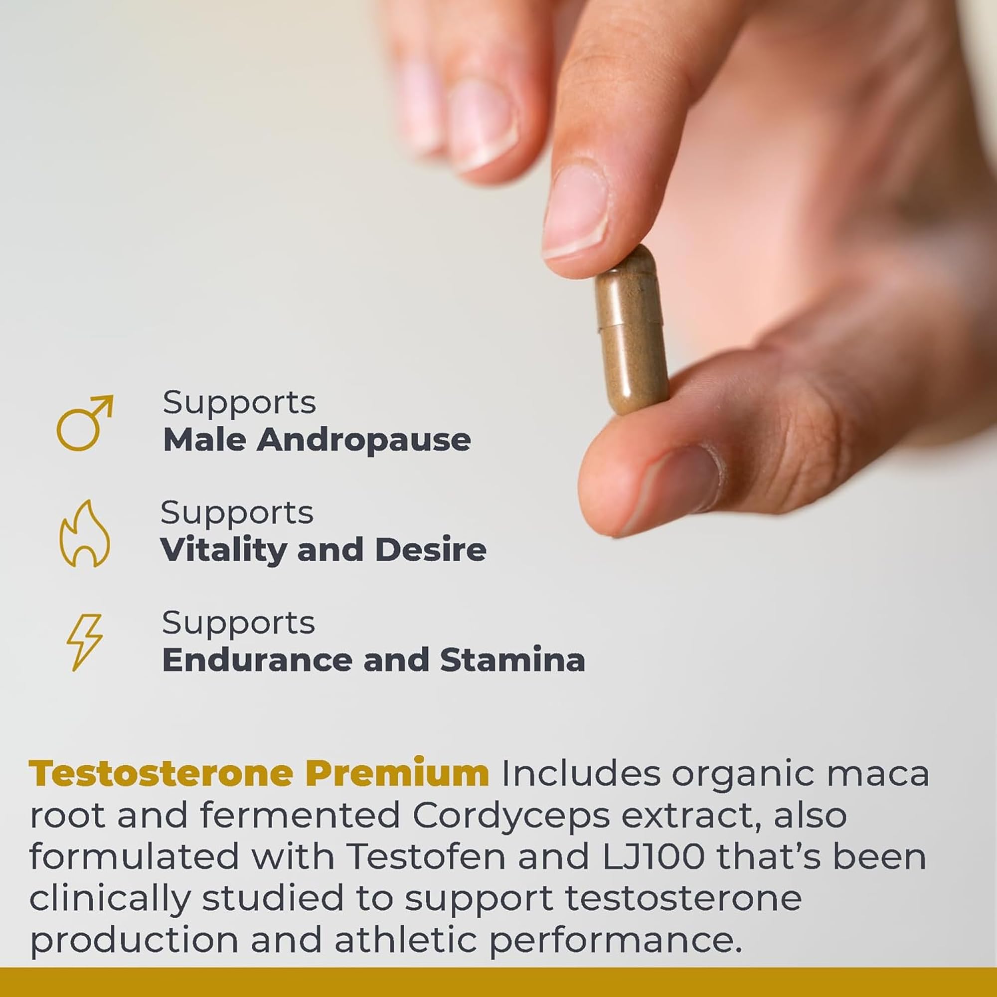 Premier Research Labs Testosterone Premium - 90 Vegetarian Capsules — Amazon image 4