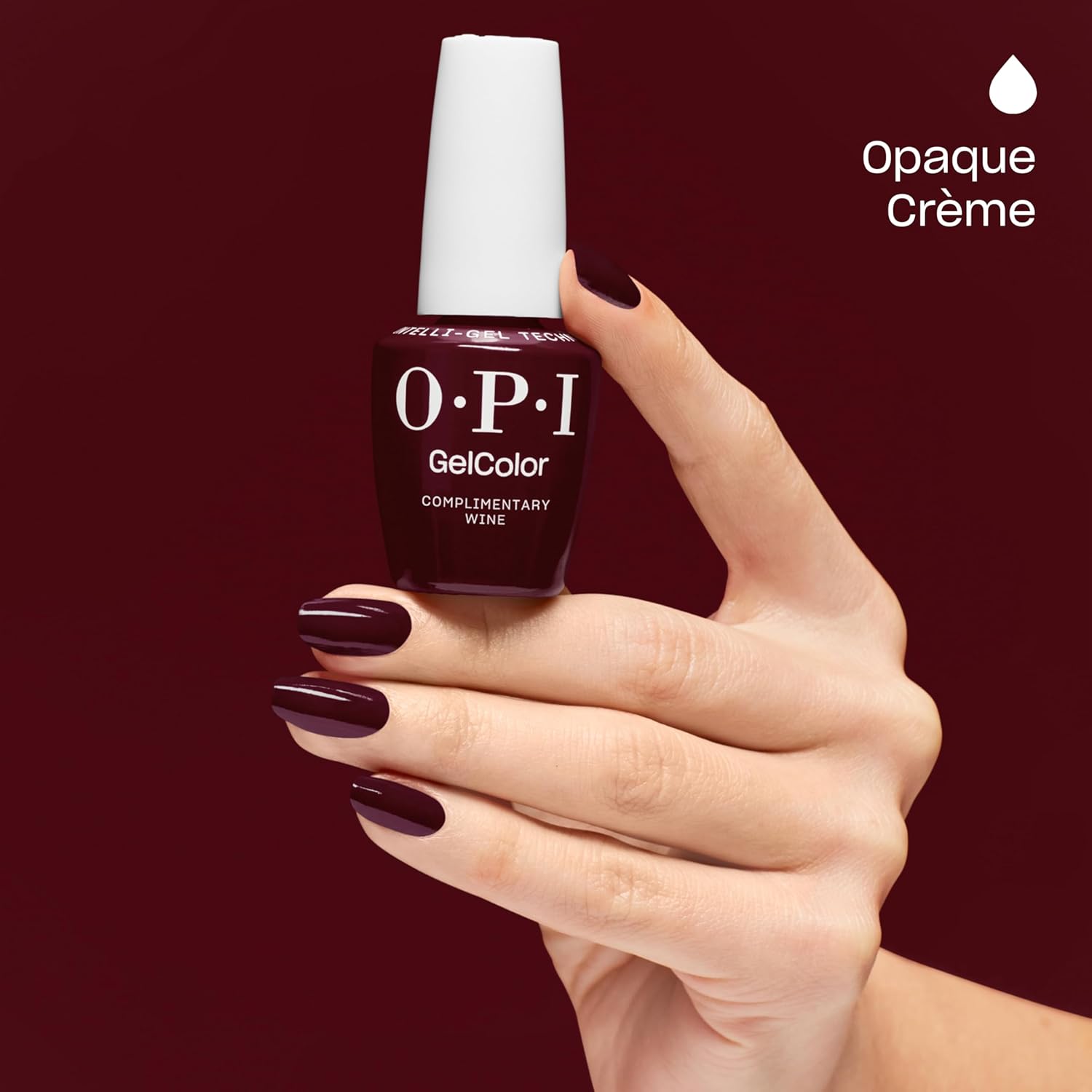 OPI GelColor LED Cure Gel Nail Polish | Red Shades | Salon-Quality Shine, Long-Lasting Wear | Easily Soak Off Removal | Vegan & HEMA Free | 0.5 Fl Oz