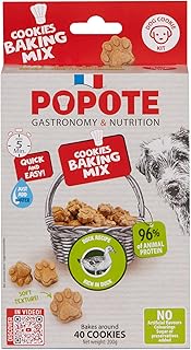 Dog Treats, Duck Recipe, High Protein & Soft Texture, Homemade French Mix with 40 Cookies, 7.05 oz