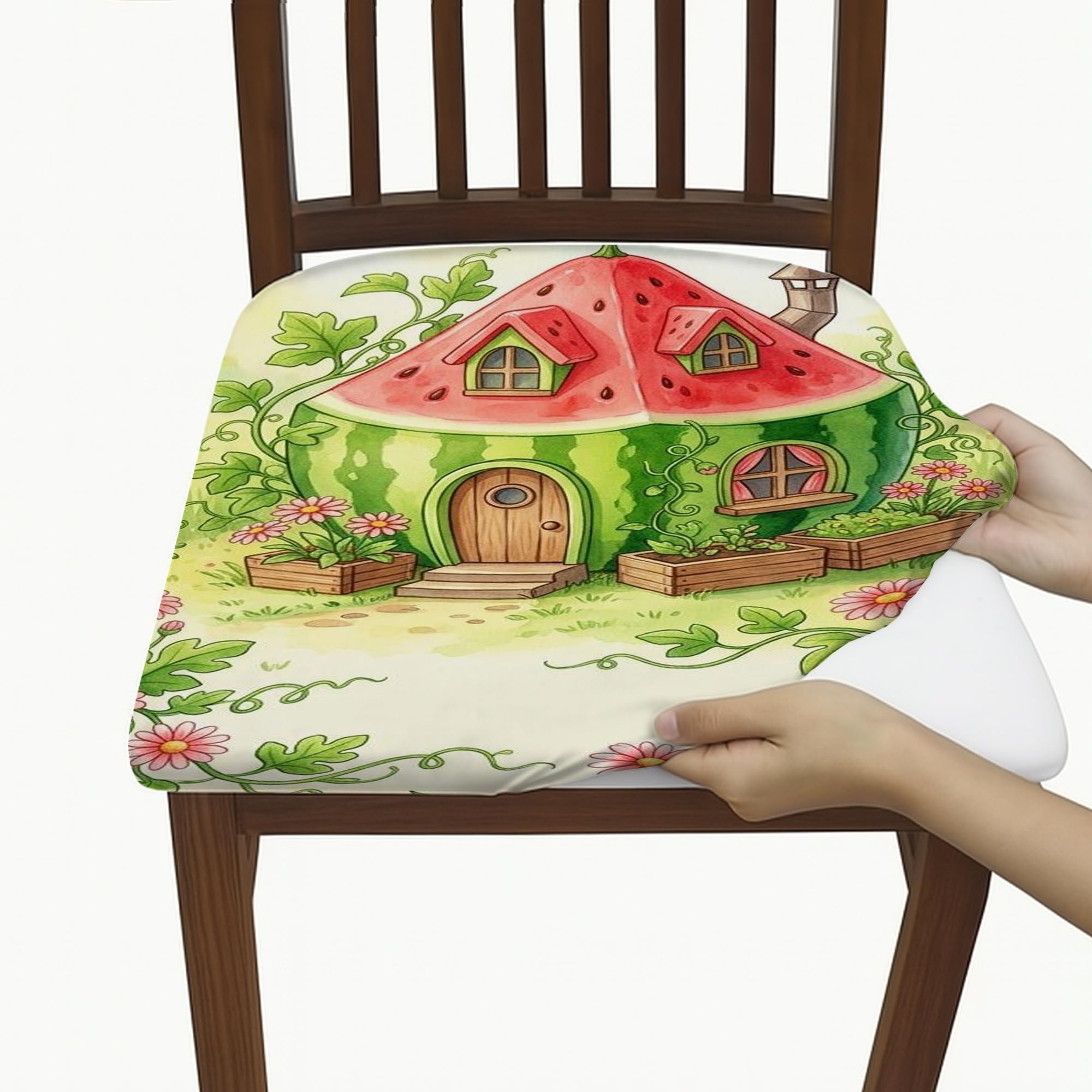 Housses de siège élasthanne vertes : la solution anti-tache pour chaise de salon