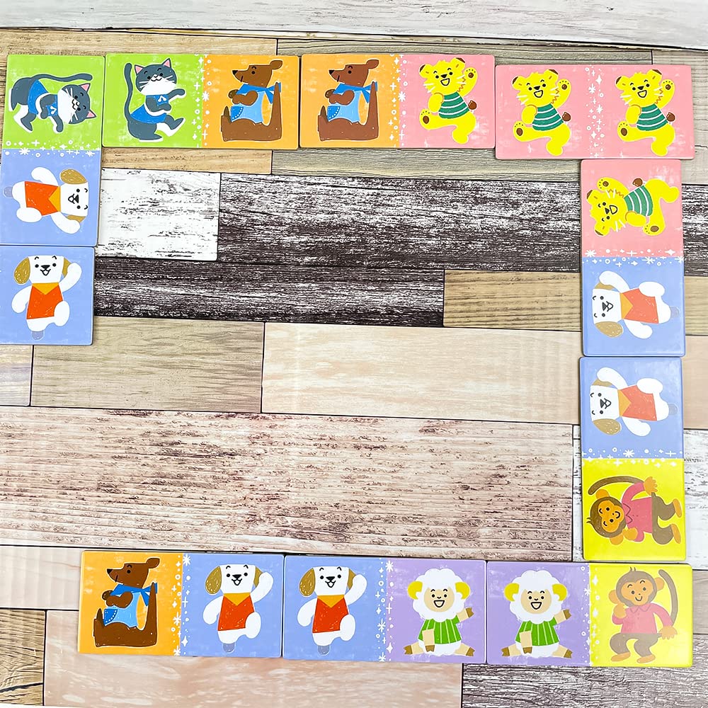 Jeu De Domino DJECO 'Petits Amis' - Éducatif, Coloré, Pour Enfants - Apprentissage Des Associations En S'amusant