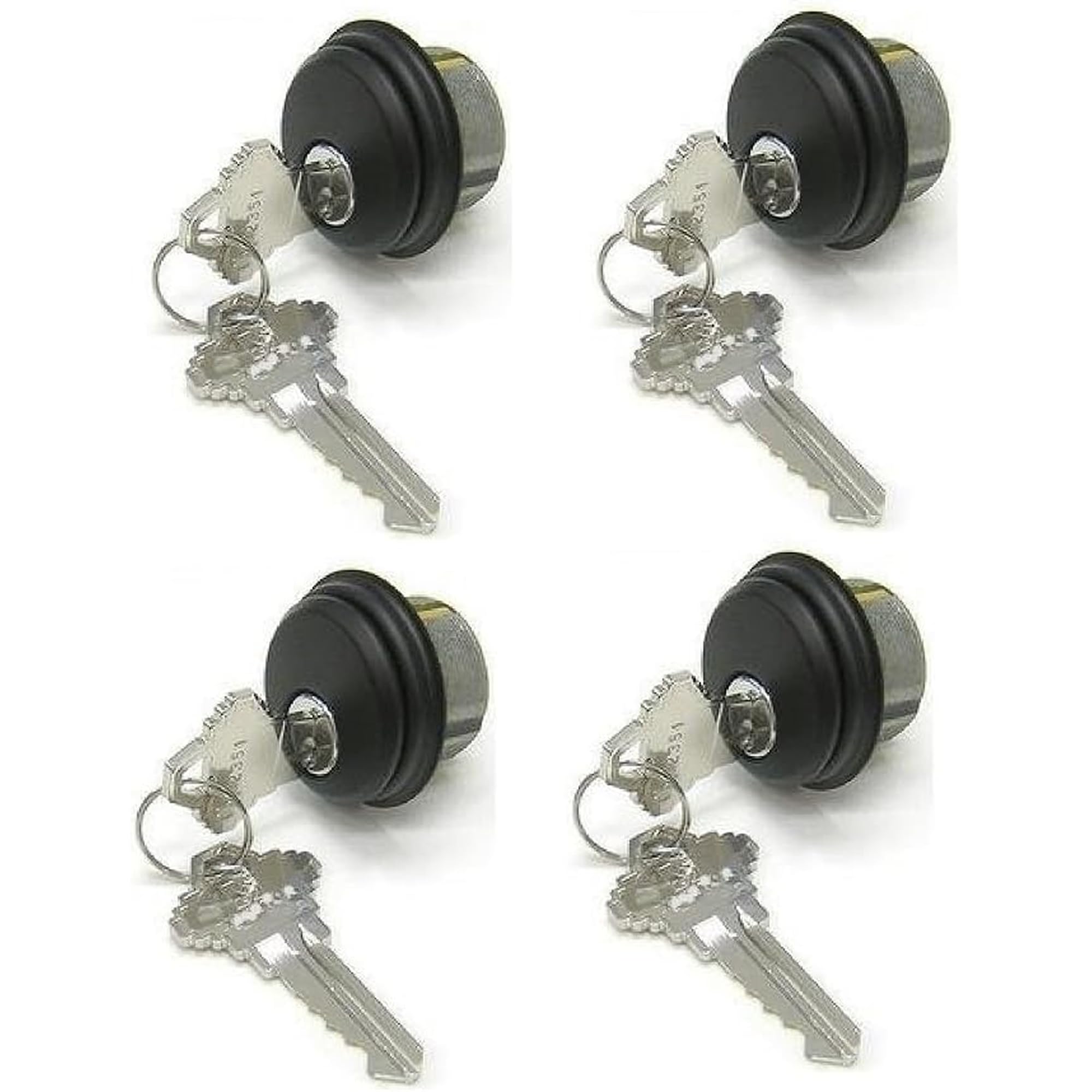 Pacific Doorware Storefront Mortise Lock Cylinder, Bronze, 4 Pack