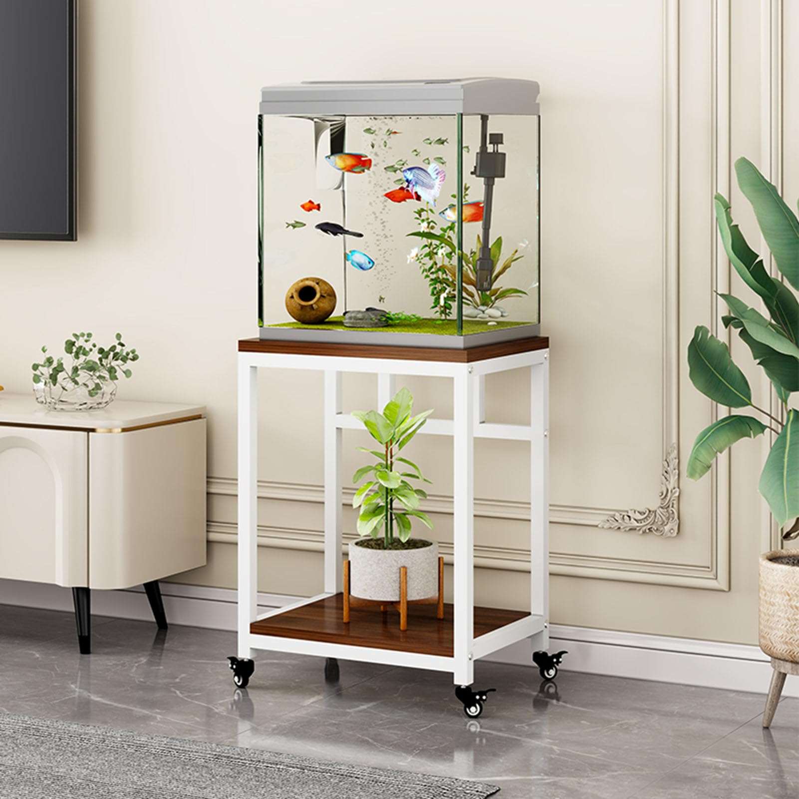 Wytrzymały stojak do akwarium, wielofunkcyjny stojak do akwarium/rybek, podstawa do terrarium, półka, stół wystawowy dla roślin