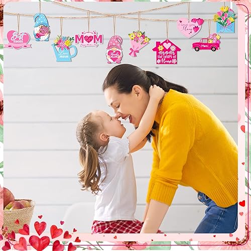 Miniatura 7 de 36 adornos de madera para el día de San Patricio gnomo de trébol verde monedas doradas recortes de madera adornos colgantes de madera para el día de