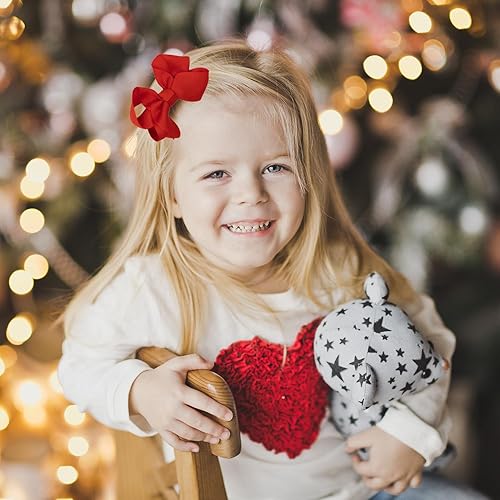 Miniatura 6 de Pinza para el pelo de grogrén para niñas, lazos para el cabello de color sólido, pinzas de cocodrilo para boutique, pinzas de cocodrilo para niñas