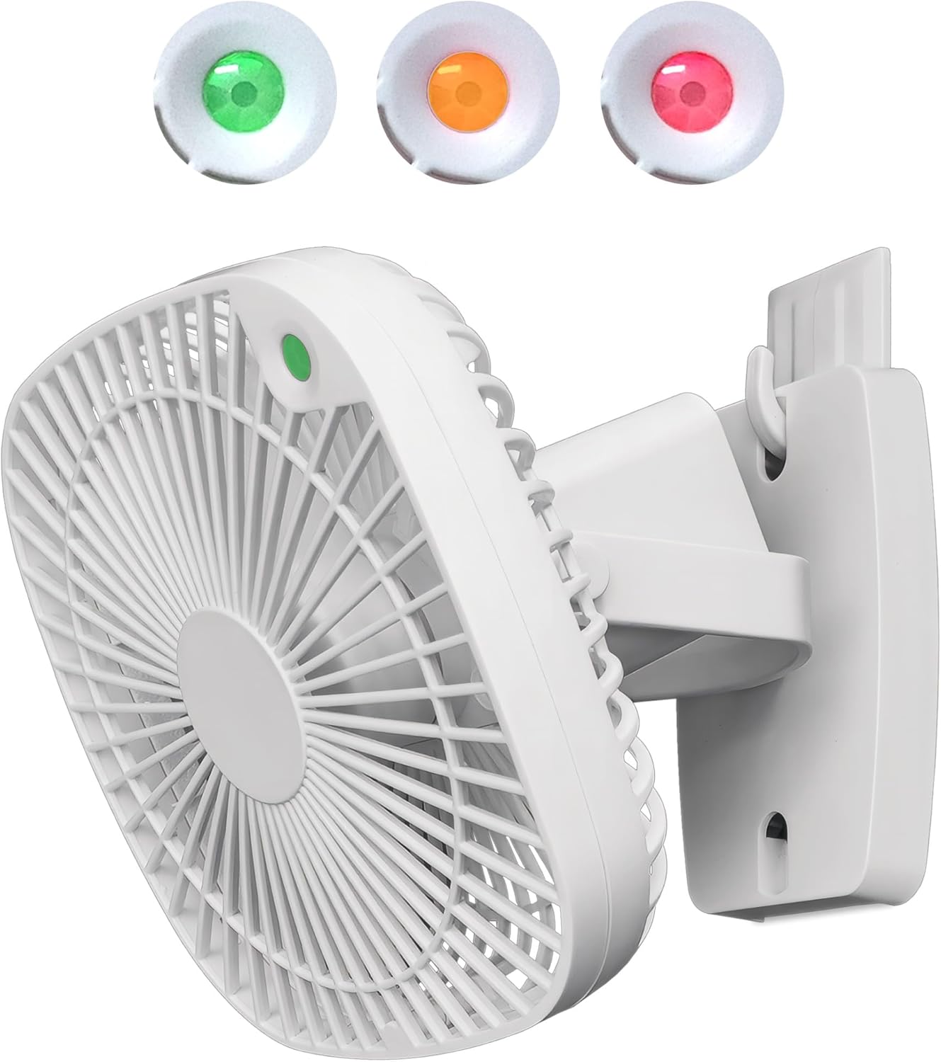 兼備生活 扇風機 壁掛け 人感センサー 充電式 フック トイレ お風呂 脱衣所 洗面所 キッチン 暑さ指数 乾電池 停電対策 賃貸 YO-01S-W