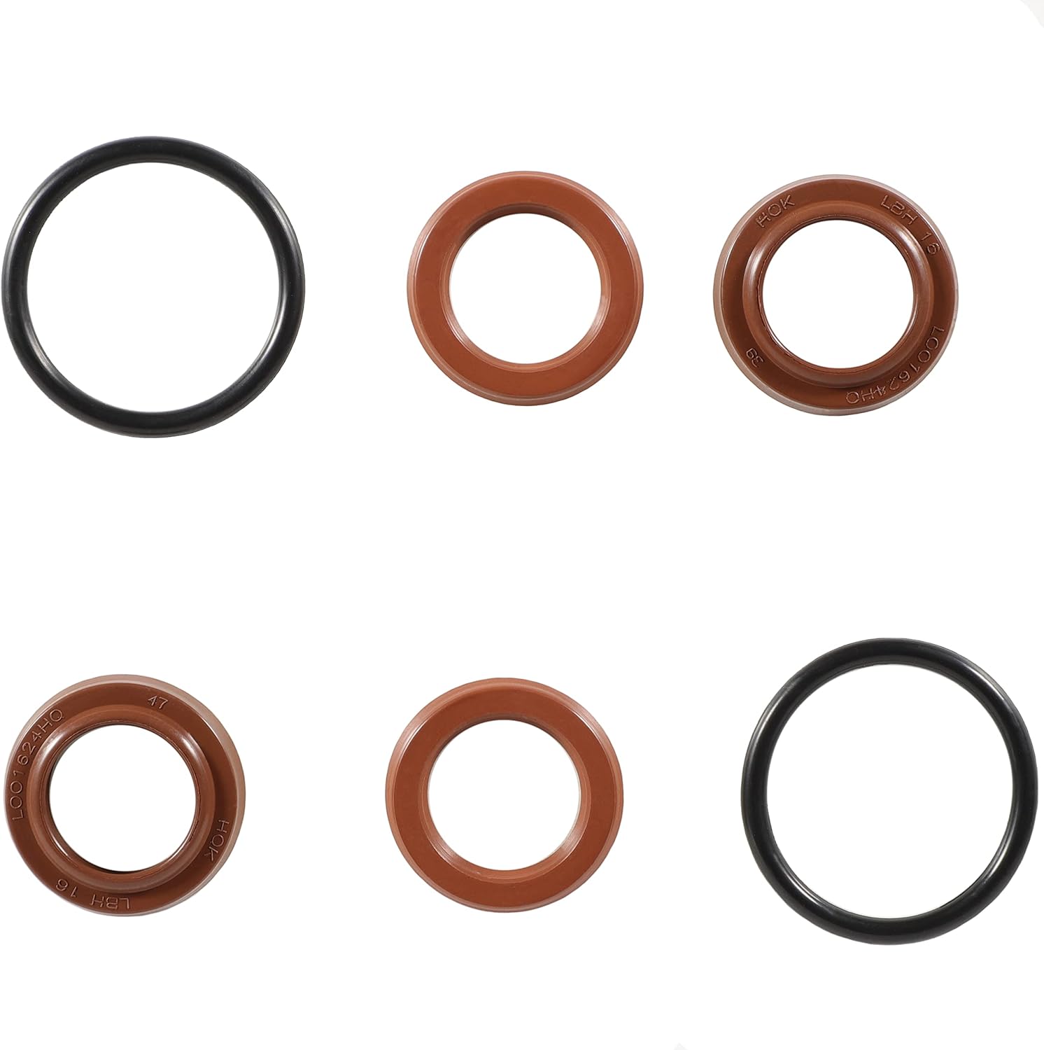 6PCS Cylinder Seal Kit for Seastar BayStar Cylinder Seal HC4645H, HC4648H, HC4658H, HP4600, FSM131 Gen2