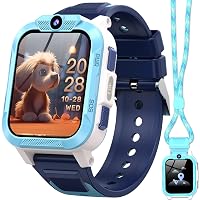 IOWODO Smartwatch Bambini 4G con Videochiamata HD, 1.85" Orologio Telefono Bambini con GPS