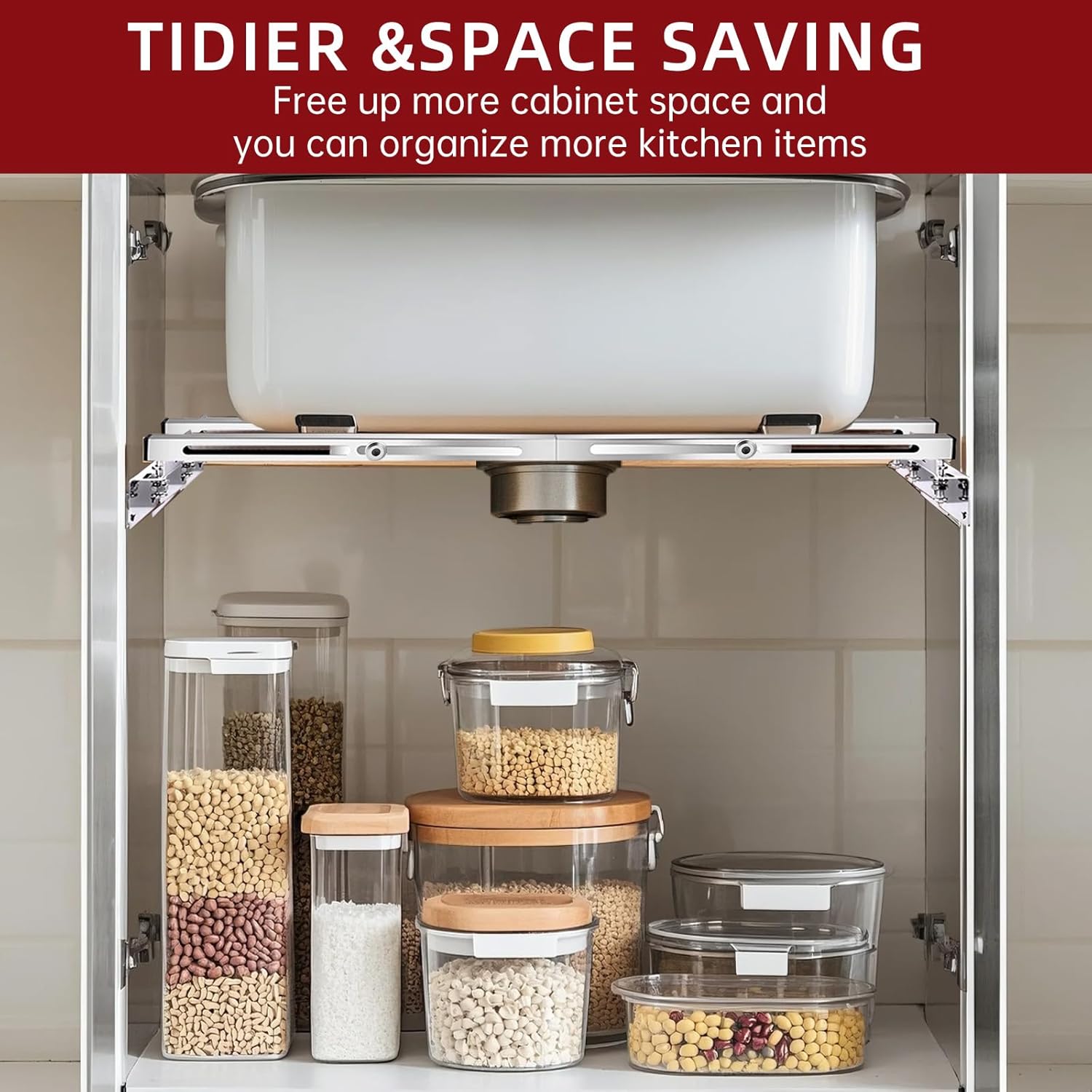 Undermount Sink Brackets, Adjustable Undermount Sink Supports, Stainless Steel Sink Brackets for Heavy Duty Kitchen Sinks 20-31.5 inches