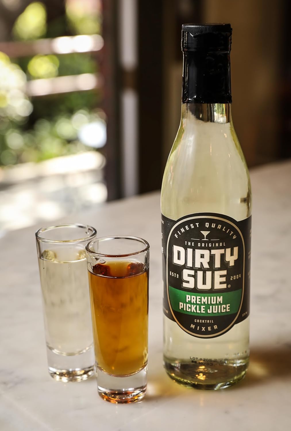 Dirty Sue Pickle Juice Cocktail Mixer 375 Ml Glass Bottle (3 Pack)