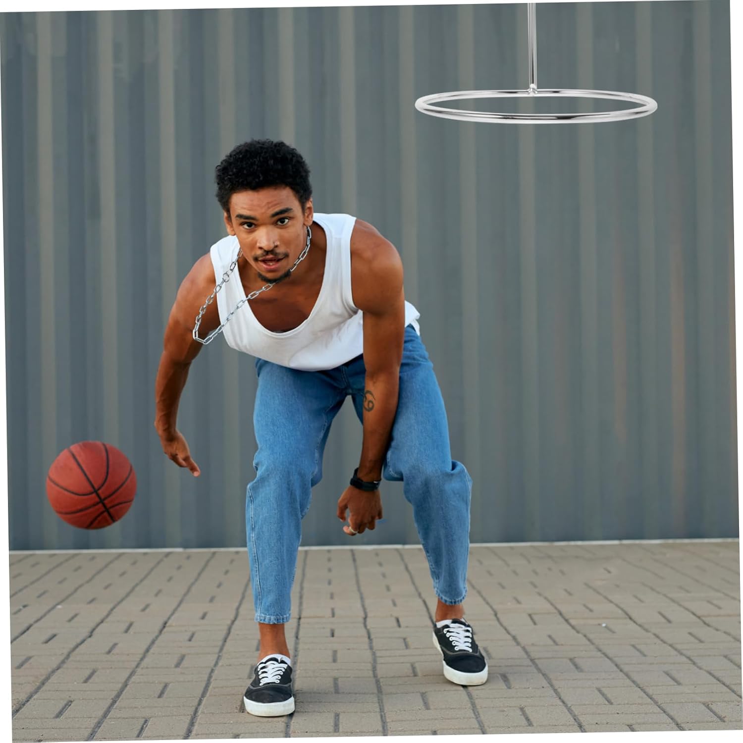 6pcs Wall Mounted Basketball Holder Sports Display Rack for Home and Garage Storage for Basketballs and Footballs