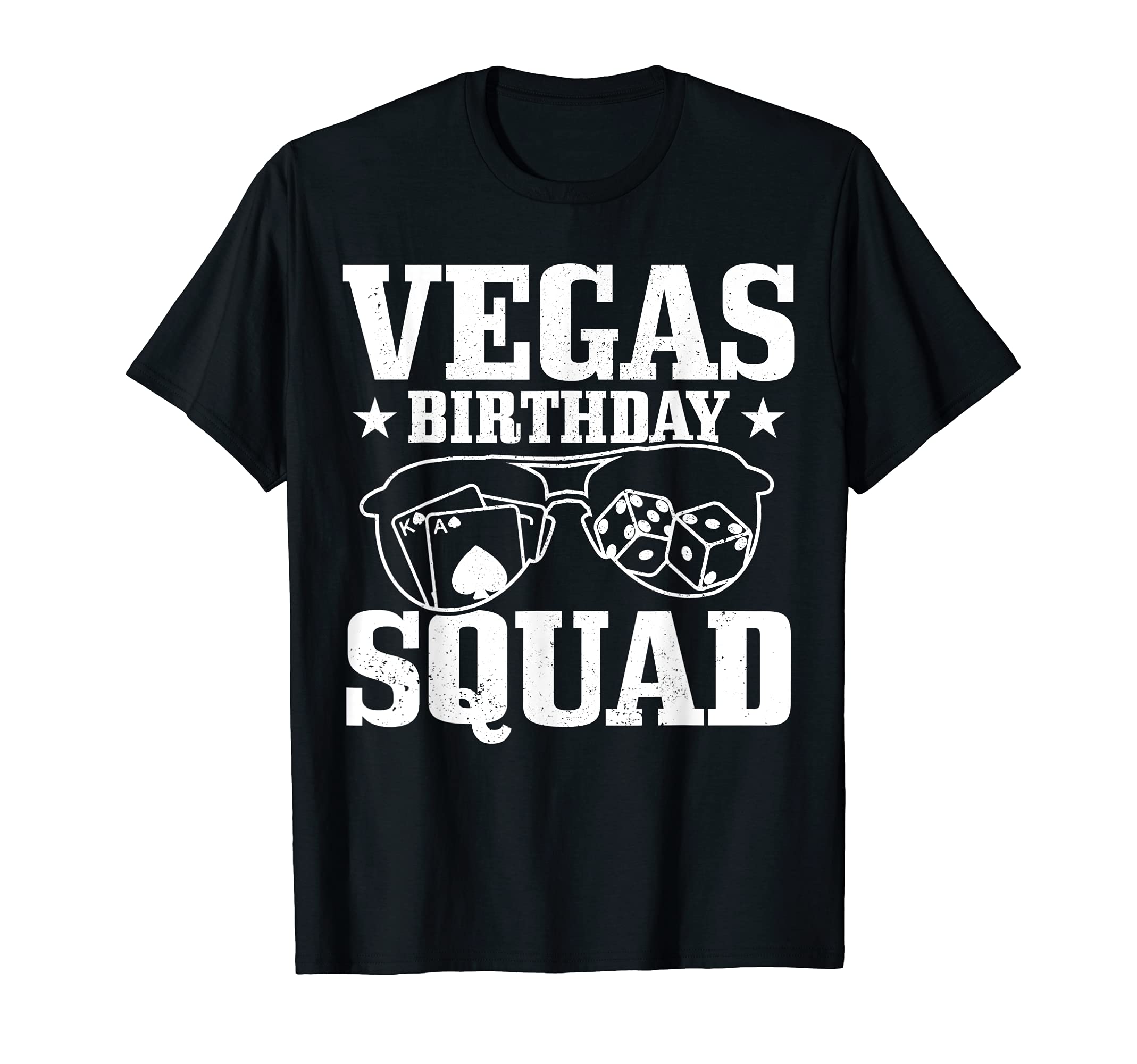 Las Vegas Birthday Squad Csino Gambling Matching Group T-Shirt